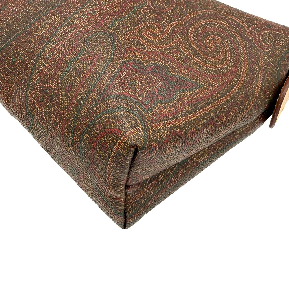 Authentic Etro Paisley Cosmetic Bag Italy Multicolor Makeup Pouch Zip Clutch - Picture 9 of 16